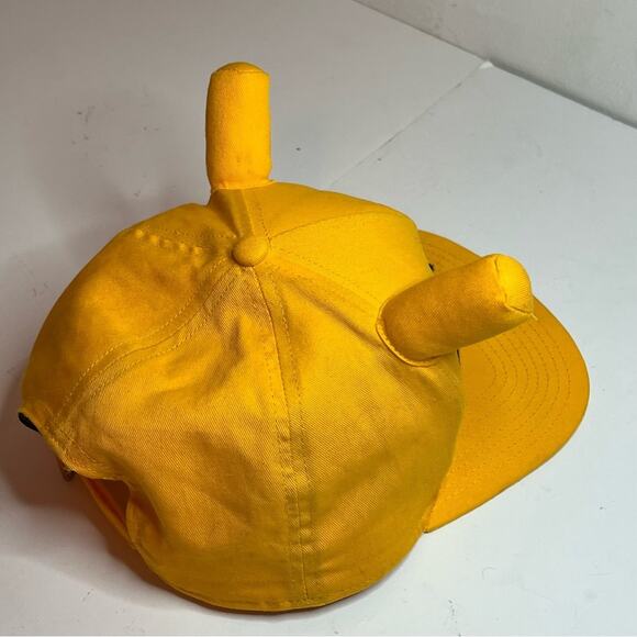 2017 Pokemon Nintendo Creatures Game Freak Yellow Hat Ballcap One Size Fits Most - Picture 4 of 6